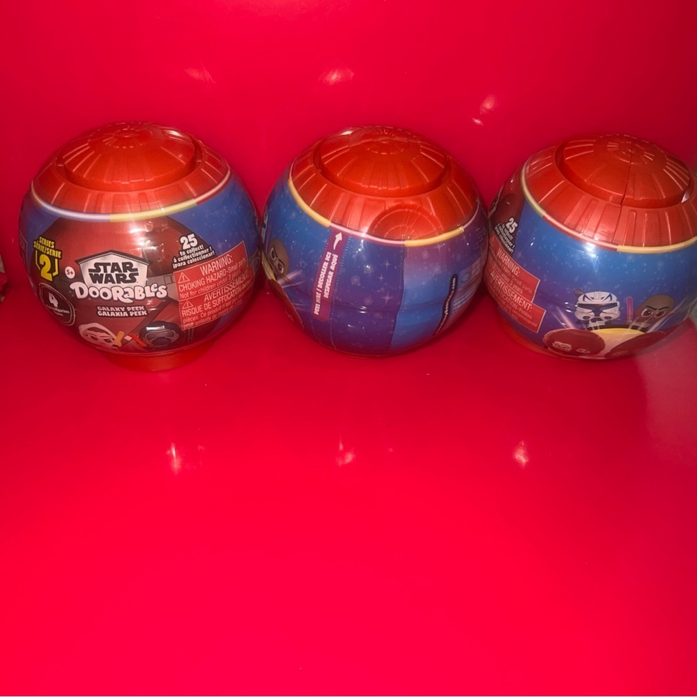 Lot of 3 Star Wars Doorables Galaxy Peek Series 2 Mystery Blind Surprise Figures